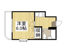 パレス西長瀬の間取り画像