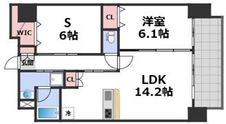 レジデンス・スエヒロ 上本町の間取り画像