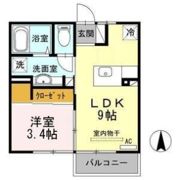 D-ROOM伝上山の間取り画像