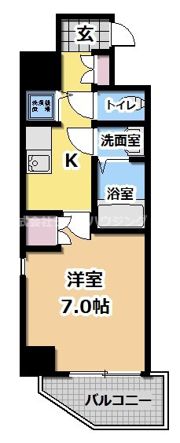 クレストタップ京橋の間取り画像