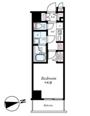 プレール・ドゥーク浅草Ⅳの間取り画像