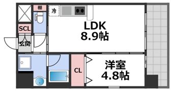 プレジオ布施ASIANの間取り画像