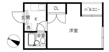 パーソンコートの間取り画像