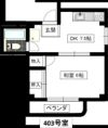 中京第二グリーンビルの間取り画像