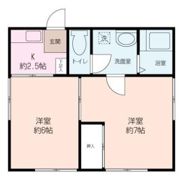 中田荘の間取り画像