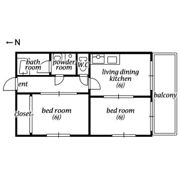 グレイスガーデン新森Ⅰ号館の間取り画像