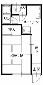 マロンハイツの間取り画像