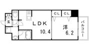クロスレジデンス神戸元町の間取り画像