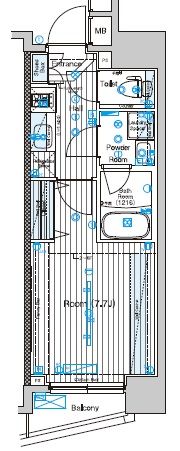 マキシヴ高島平の間取り画像
