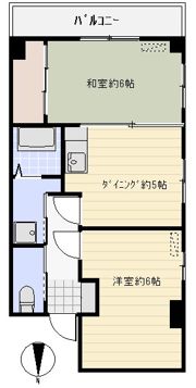 エムケイパレスの間取り画像