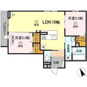 D-room中筋Ⅰの間取り画像