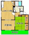 ハイツカトレアI号館の間取り画像