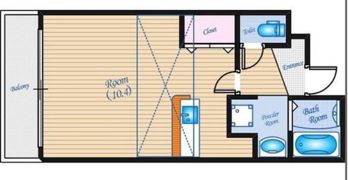 金屋町グランデの間取り画像