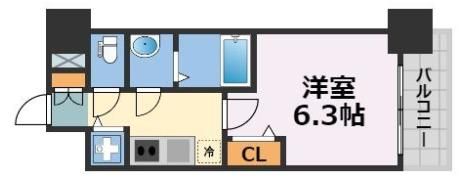 プレサンス梅田東アルファの間取り画像
