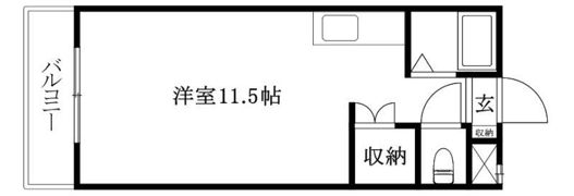 越智ハイツ（山越町）の間取り画像