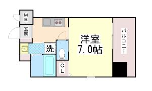 グランメール灘の間取り画像