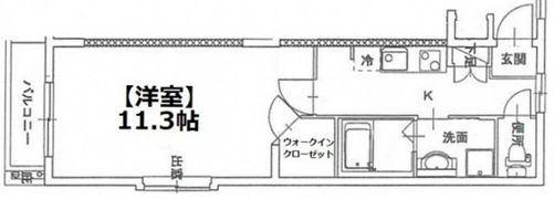 noblesse県病院前の間取り画像