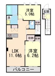 フェリス西岡本の間取り画像