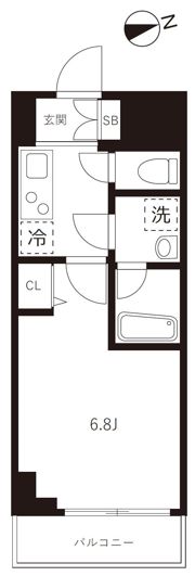 リライア吉野町Ⅱの間取り画像