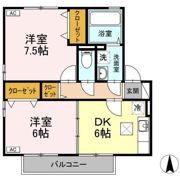 リビングタウン古川西D棟の間取り画像