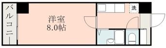 ライオンズマンション上通の間取り画像