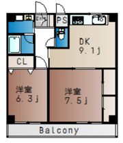 パレスマリソルの間取り画像