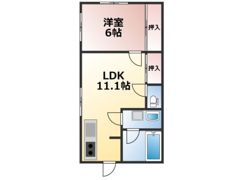 アカデミア横河原駅前の間取り画像