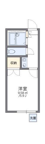 レオパレス川合Bの間取り画像
