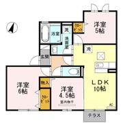 ボヌール千田 A棟の間取り画像