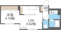 ピオネロ恵庭Ⅰ A棟の間取り画像