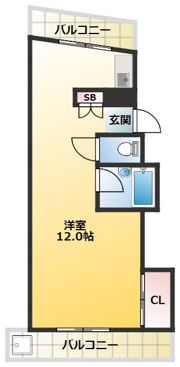 メゾンエーグレットの間取り画像