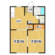 コーポリバーサイドの間取り画像
