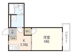 メゾン仁保の間取り画像