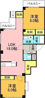 シルク壱番館の間取り画像
