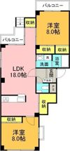 シルク壱番館の間取り画像