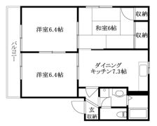 エスポワールC棟の間取り画像