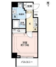 プレール・ドゥーク亀戸水神駅前の間取り画像