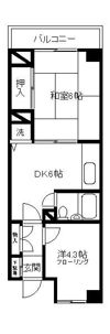 武蔵野第1パークマンションの間取り画像