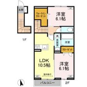 オリエンタルコート北島の間取り画像