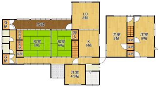 行橋市津積戸建の間取り画像