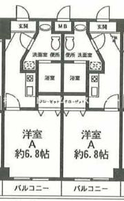 S-FORT横須賀海岸通りの間取り画像