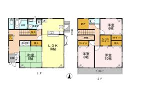 三石台戸建ての間取り画像