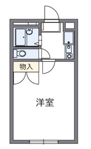 レオパレスフローラの間取り画像