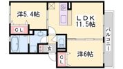 栖Ⅱの間取り画像