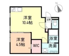 Alivio中太閤山の間取り画像