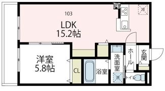 エクセル清水ヶ丘の間取り画像