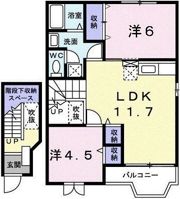 クレストール21の間取り画像