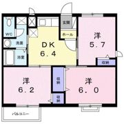 サンパティークメゾン Aの間取り画像