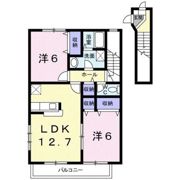 ジュネス Bの間取り画像