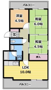 ピトレスク大宮の間取り画像